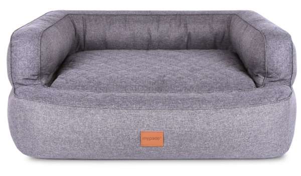 mypado Hundebett Neo Soft - Strukturpolsterstoff - div. Größen und Farben