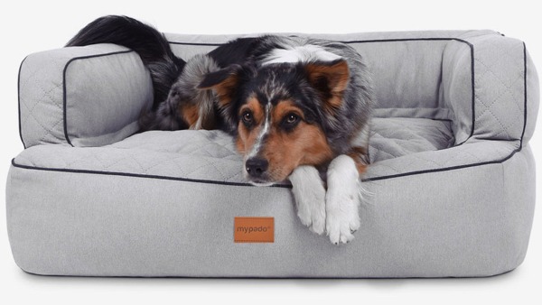 mypado Hundebett Neo Luxury - Strukturpolsterstoff - div. Größen und Farben