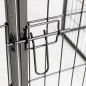Preview: Welpenauslauf - Metall anthrazit - 640x100 cm