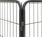Preview: Welpenauslauf - Metall anthrazit - 640x100 cm