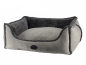 Preview: Komfort Hundebett - Hundesofa - Wendekissen - 120x95x26 cm - Farbe grau