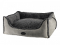 Preview: Komfort Hundebett - Hundesofa - Wendekissen - 120x95x26 cm - Farbe grau