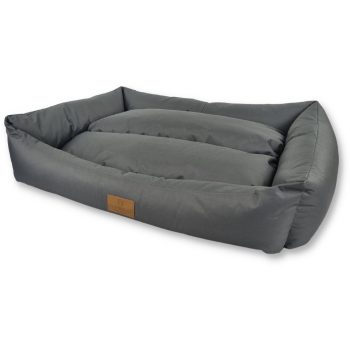 Wasserdichtes Hundebett - 62x44x22 cm - Farbe anthrazit