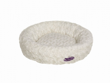 Hundebett / Donut - d=45 cm - Farbe: weiß