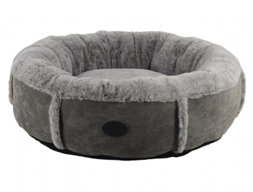 Hundebett / Donut - d=55 cm - Farbe: grau