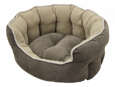 Hundebett - Hundesofa - waschbar - Wendekissen -  div. Größen - Farbe taupe