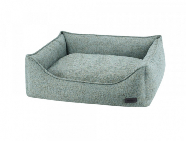 Komfort Hundebett - Hundesofa - Leinenoptik - div. Größen - Farbe grün