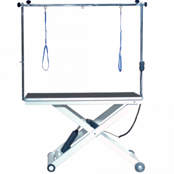 Hunde Trimmtisch Pflegetisch - elektrische Verstellung - bis 100 kg - 65x120 cm