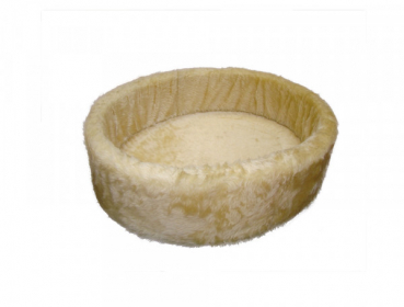 Hundesofa - Hundebett - Plüschbett - waschbar - div. Größen - Farbe beige