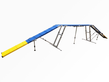 Professionelle Agility-Laufsteg für Hunde