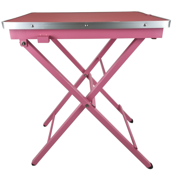 Hunde Trimmtisch 60x45x82 cm - Pflegetisch - Trimmarm - Farbe: rosa