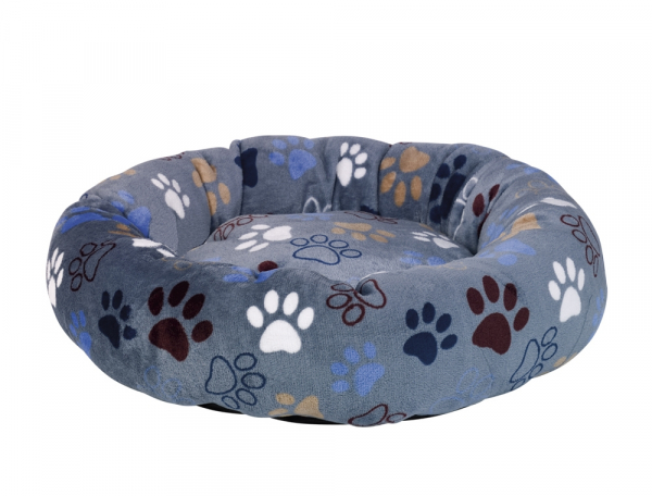 Hundebett / Donut - d=50 x 13 cm - Farbe: dunkelgrau