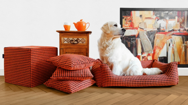 Dandy Dog Hundebett Premium  - div. Größen - Farbe orange