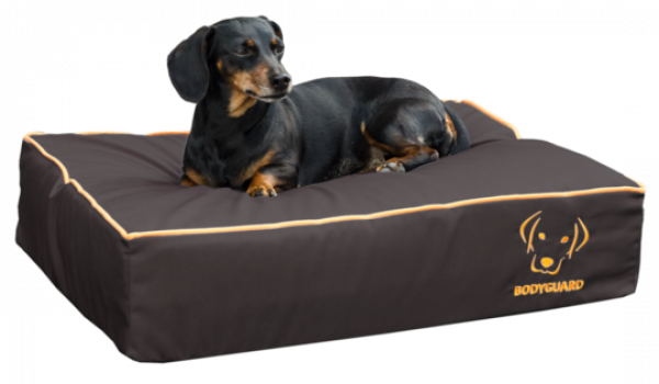 Hundebett Bodyguard - 65x50 cm -  Farbe braun