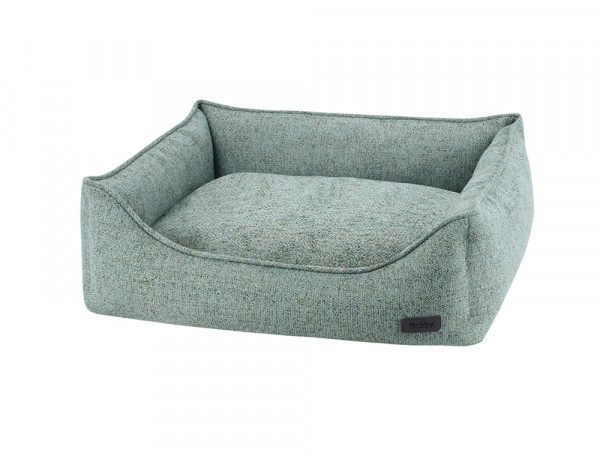 Komfort Hundebett - Hundesofa - Leinenoptik - div. Größen - Farbe grün