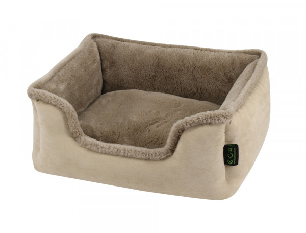 Ökologisches Hundebett aus recycelten Materialien - div. Größen - Farbe beige