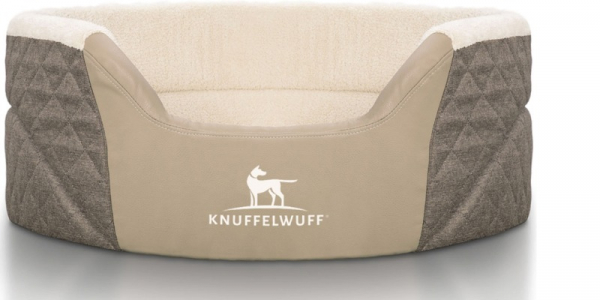 Knuffelwuff orthopädisches Hundebett Lena - Velour - hoher Rand - div. Größen