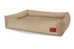 Orthopädisches Hundebett - hoher Rand - waschbarer Stoff- div. Größen und Farben